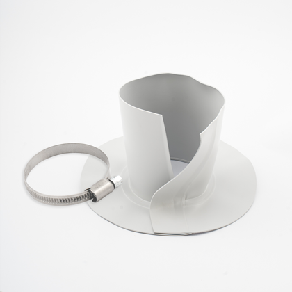 PVC tvarovka kulatá otevřená + zámeček 110-200 mm