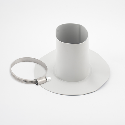 PVC tvarovka kulatá uzavřená + zámeček 110-200 mm