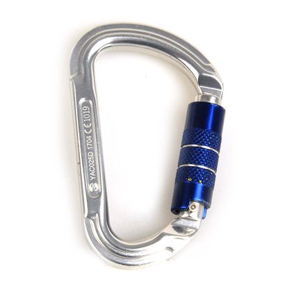 Hliníková karabina M10AL2T - dvojitý twist lock